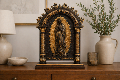 Our Lady of Guadalupe on the stand
