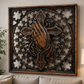 Praying Hands Wooden Statue