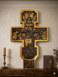 Wall Wooden Carved Catholic Crucifix