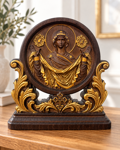 Mother of God Icon, 7x7&