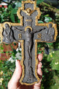 Wall Wooden Carved Jesus Crucifix