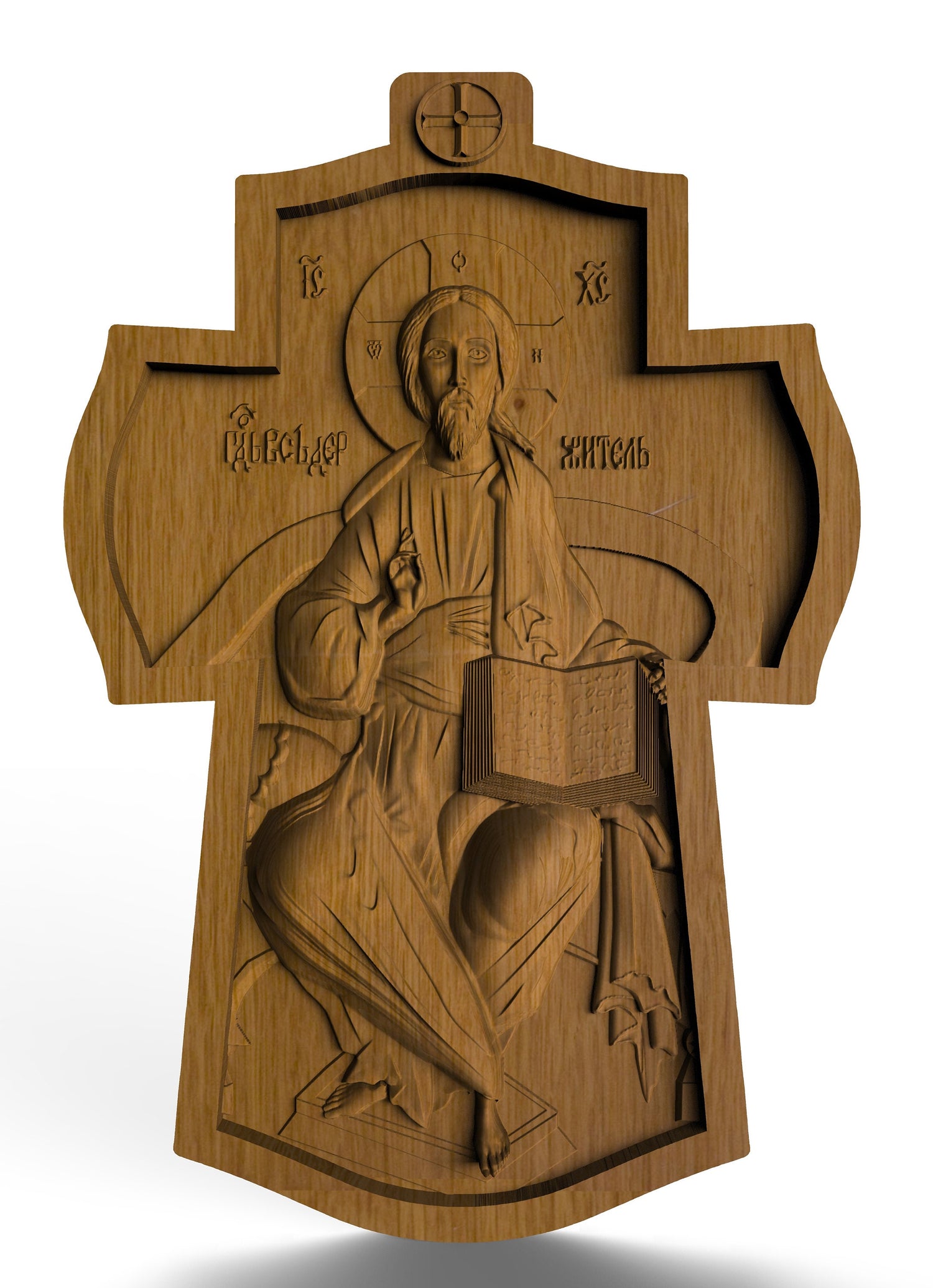Pectoral Wooden Cross for bishop 4 inches