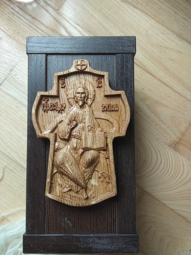Pectoral Wooden Cross for bishop 4 inches