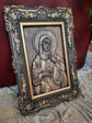 Immaculate Heart of Mary Wooden image Floral design
