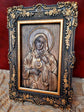Immaculate Heart of Mary Wooden image Floral design
