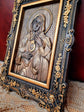 Immaculate Heart of Mary Wooden image Floral design