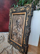Immaculate Heart of Mary Wooden image Floral design