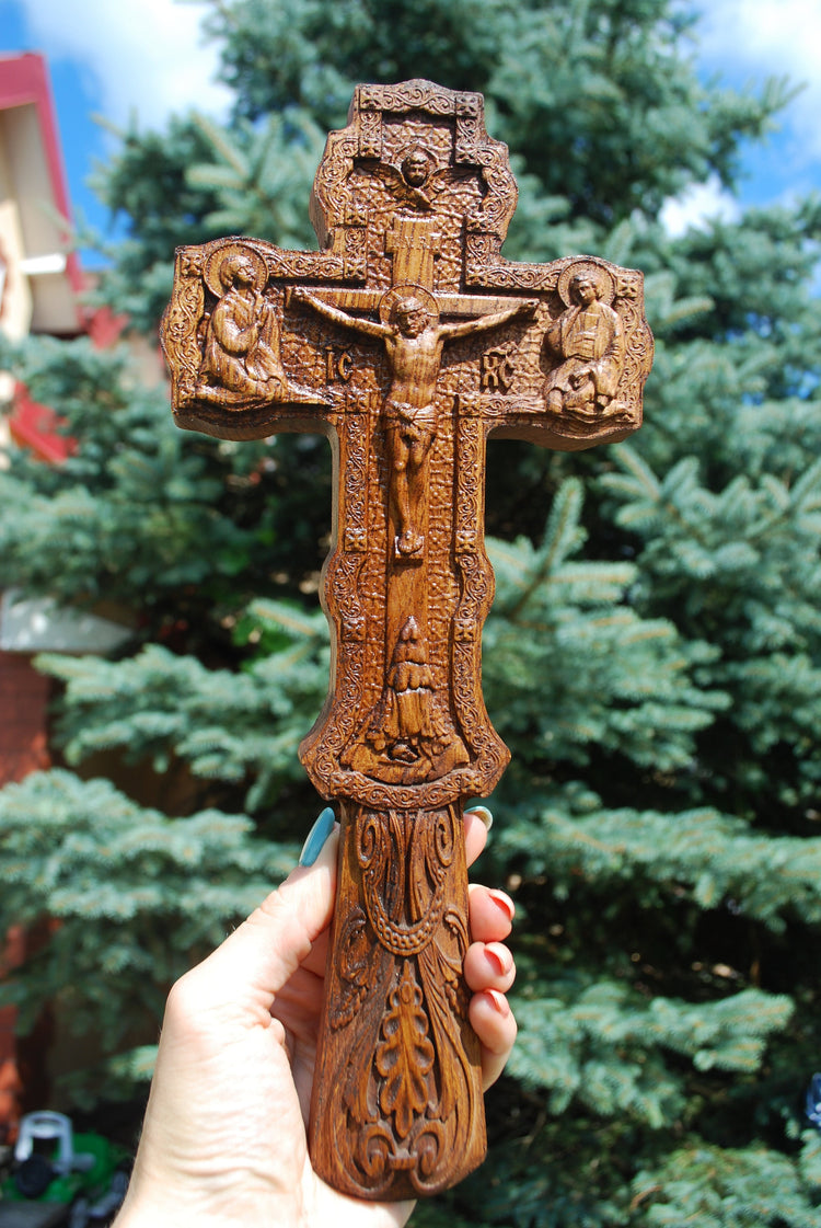 Wooden Crucifix for Priest