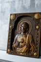 Sacred Heart of Jesus Wooden icon