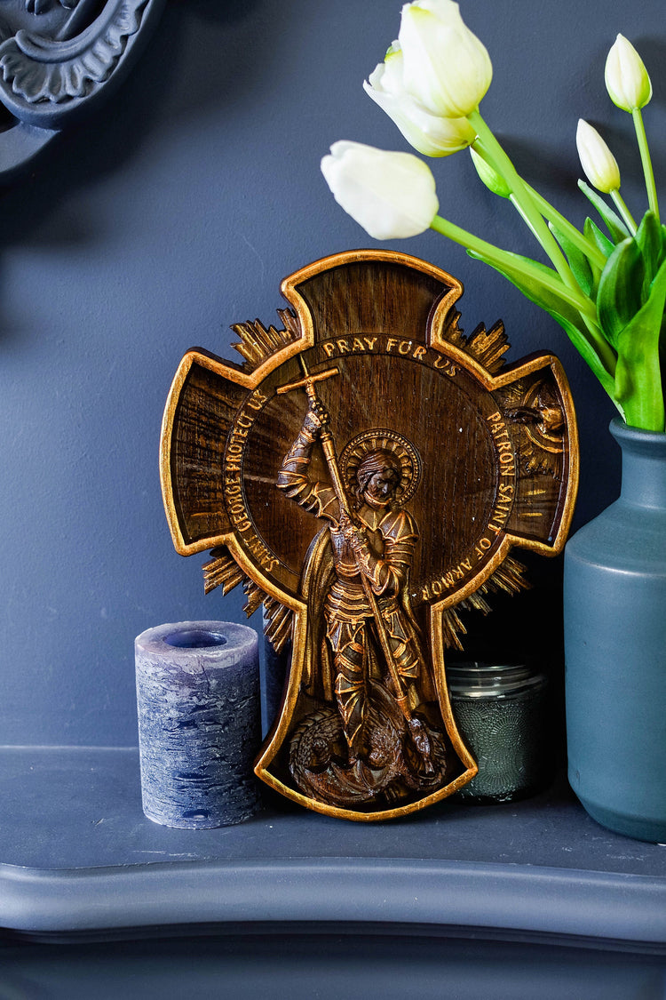 Saint George Patron Saint of Armor in the Cross