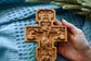 Wall Wooden Carved Catholic Crucifix