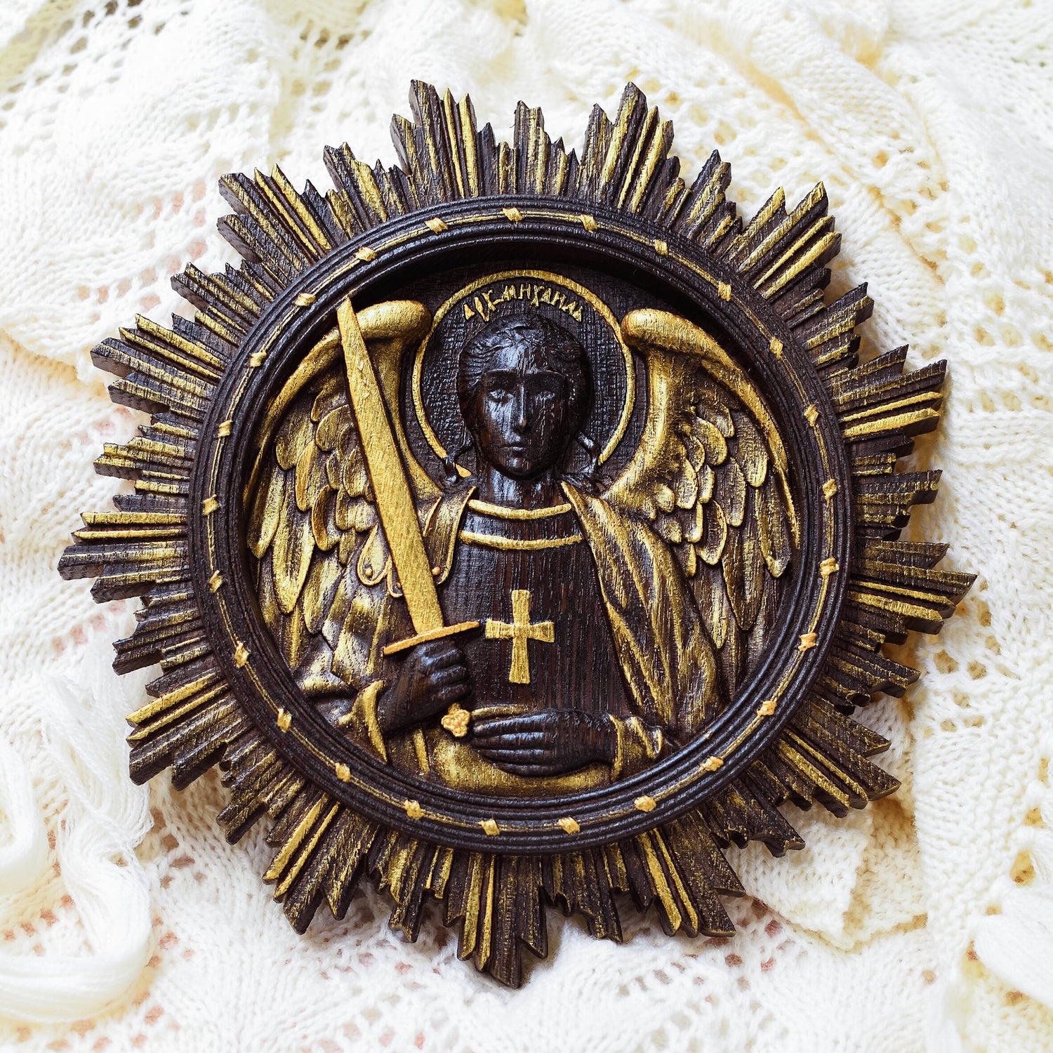 Handmade Archangel Michael Art