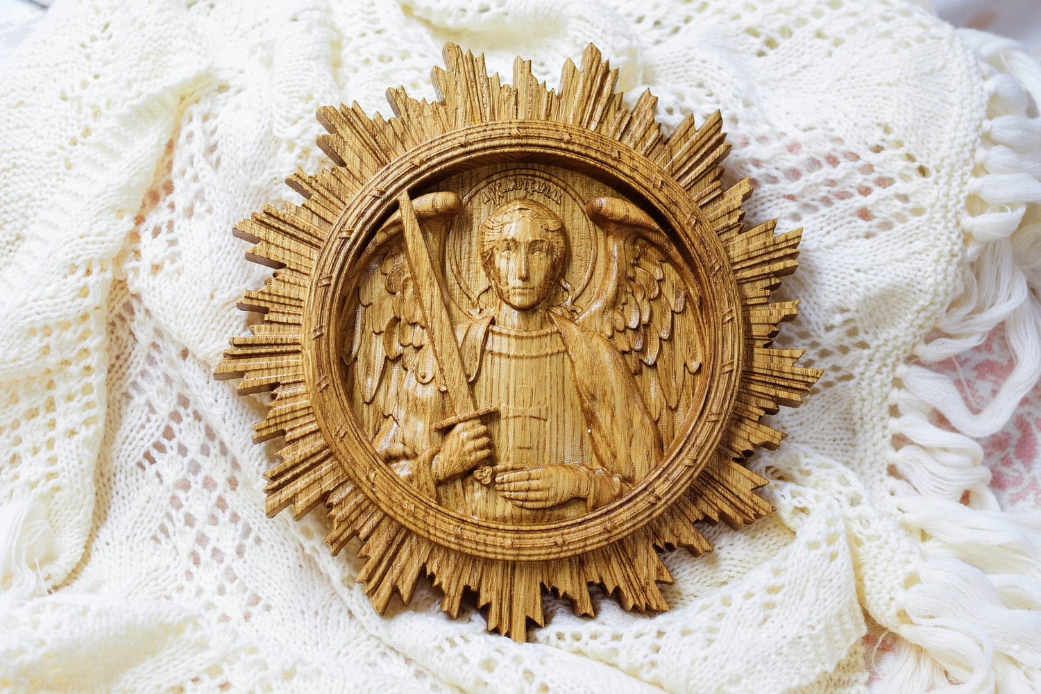 Handmade Archangel Michael Art