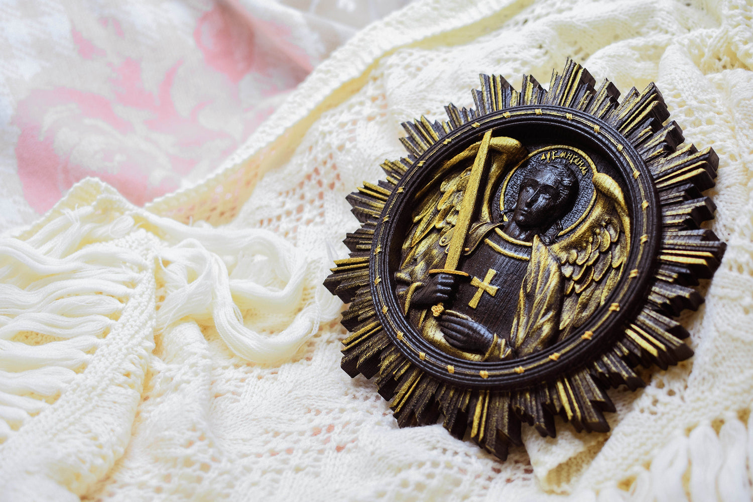 Handmade Archangel Michael Art