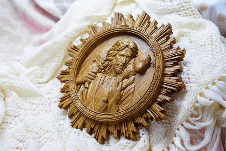 Good Shepherd with shinning