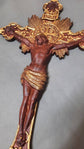 Wall Wooden Carved Jesus Crucifix