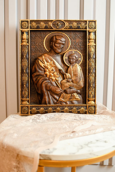 Saint Joseph Wood carving