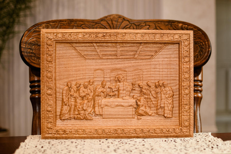 The Last Supper Wooden Image
