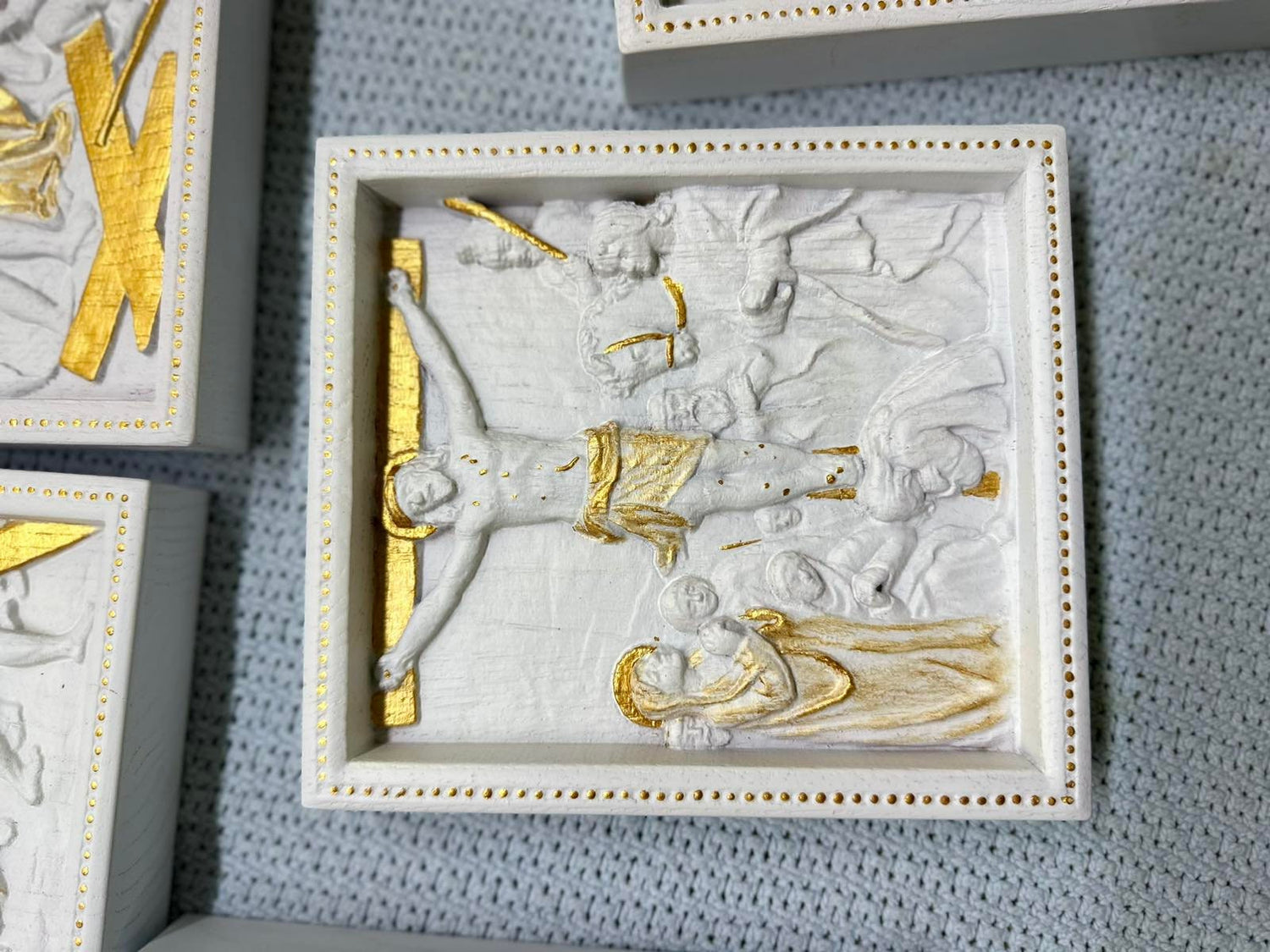 A Set of fourteen Stations of the Cross