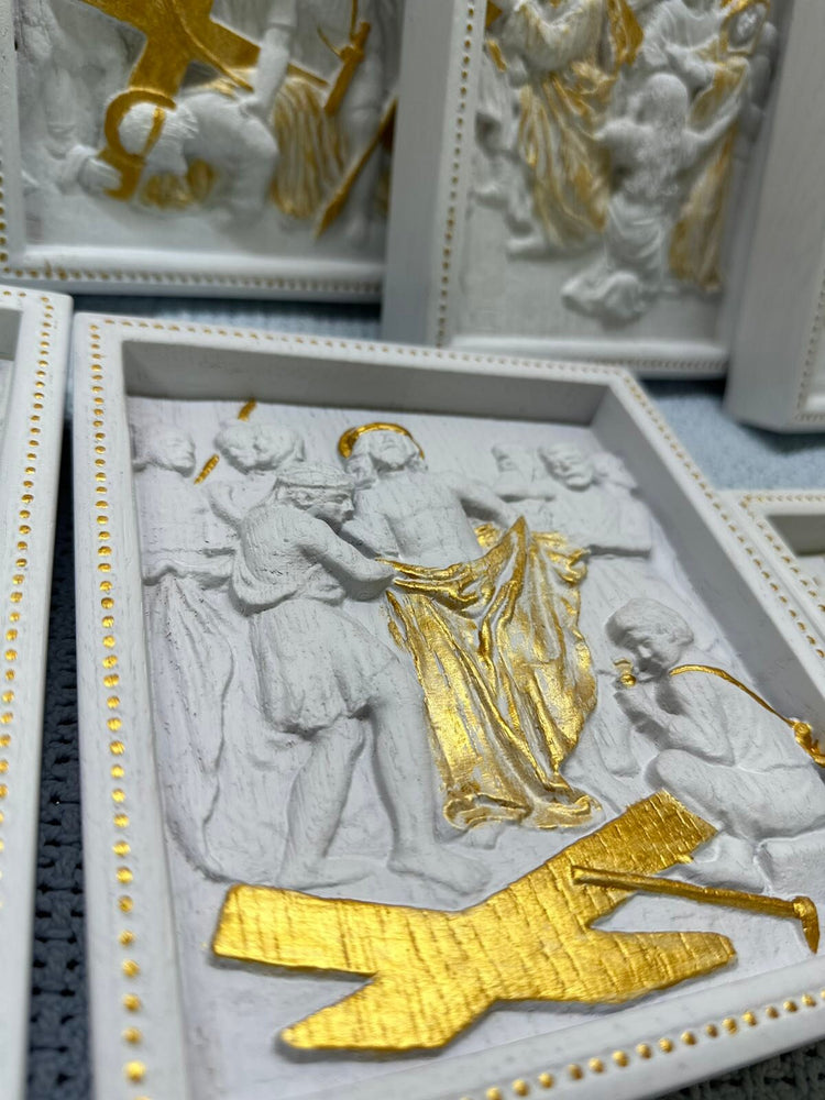 A Set of fourteen Stations of the Cross