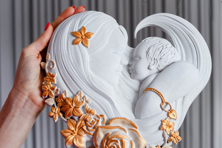 Mother with her child