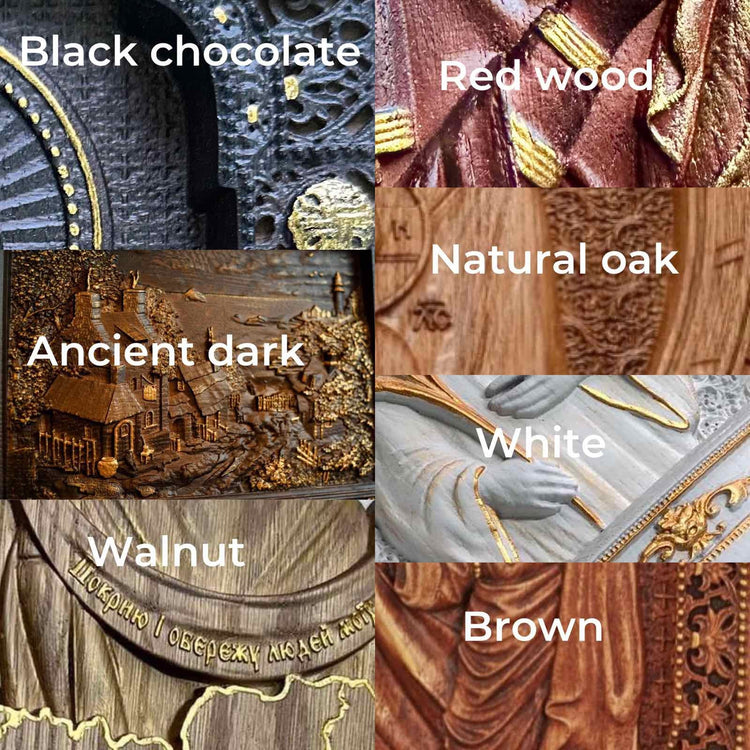 Virgin Mary and Our Lord Small Wooden folding panel