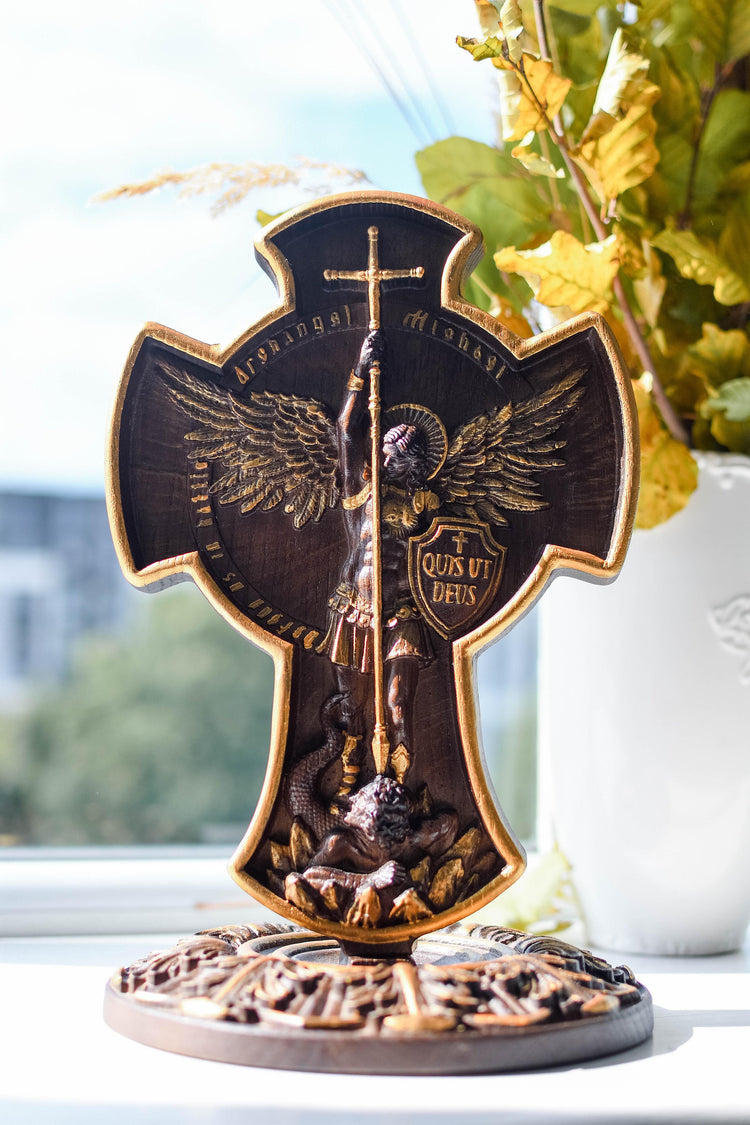 Catholic Saint Michael Statue