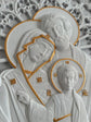 Holy Family Wooden Statue