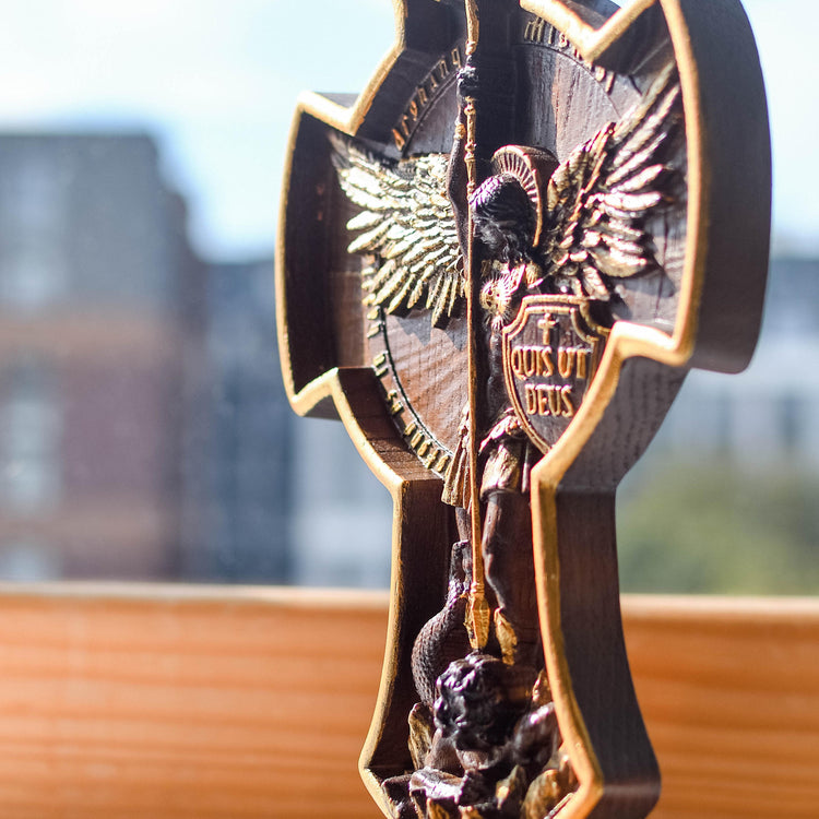 Catholic Saint Michael Statue