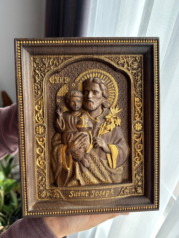 Saint Joseph with Baby Jesus Modern