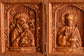 Virgin Mary and Our Lord Small Wooden folding panel