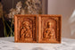 Virgin Mary and Our Lord Small Wooden folding panel