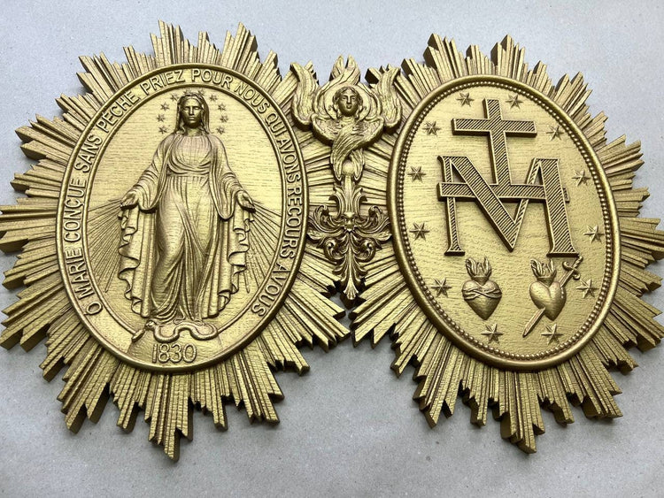 Medalla Milagrosa Wooden Image