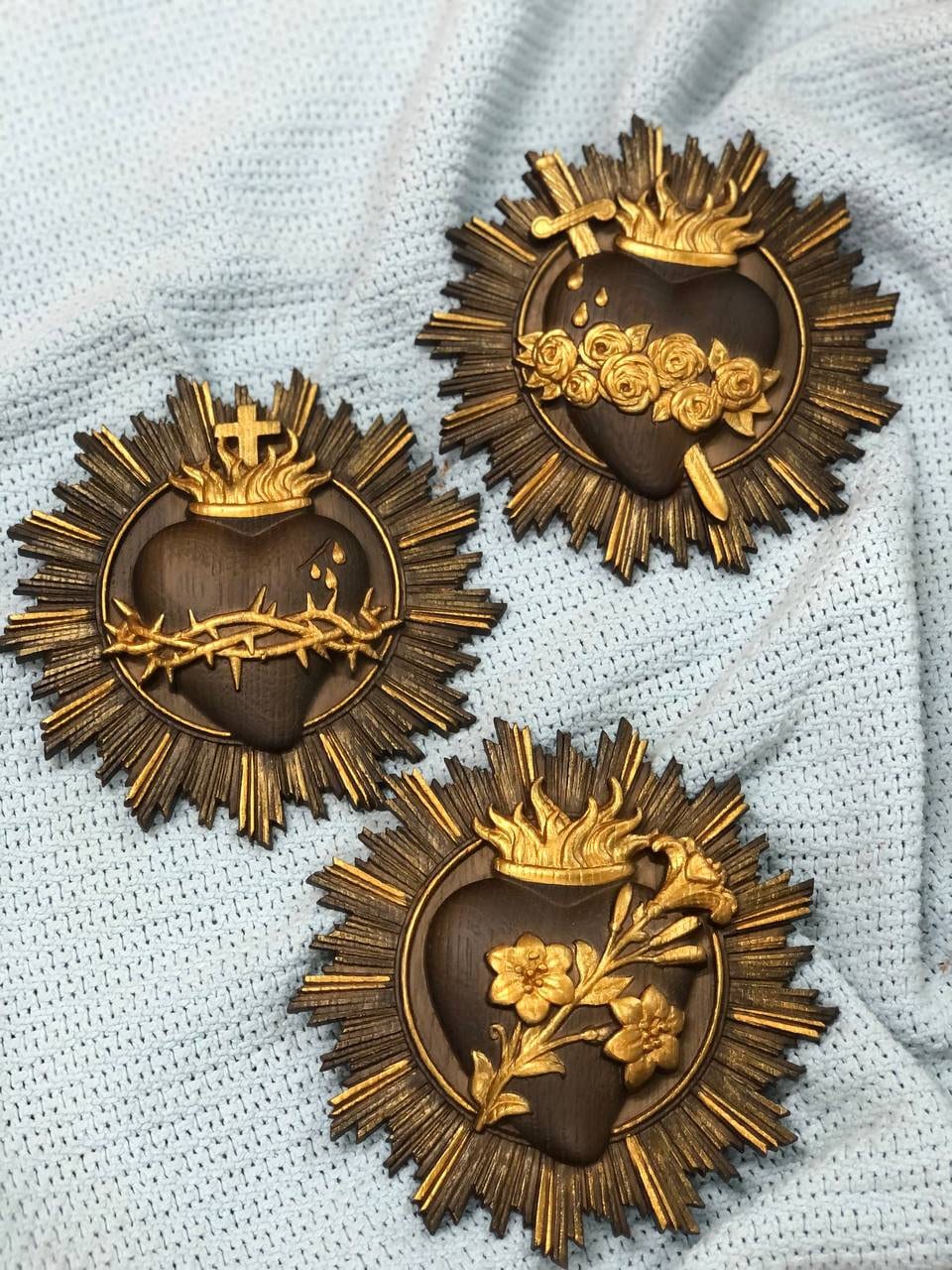 Three Sacred Hearts of the Holy Family