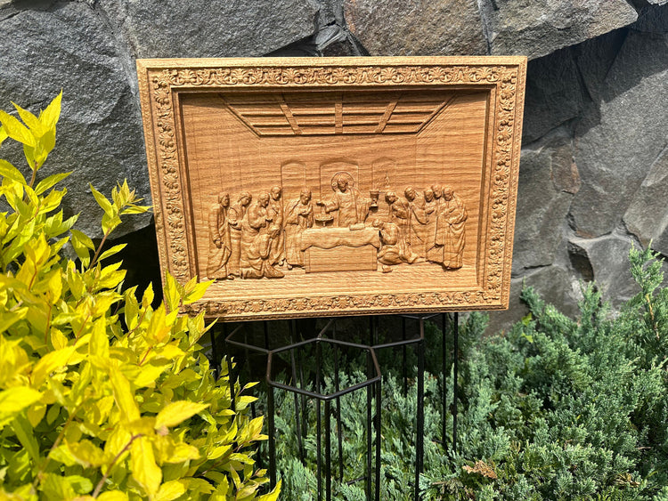 The Last Supper Wooden Image