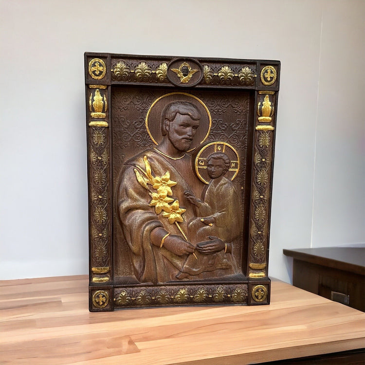 Saint Joseph Wood carving