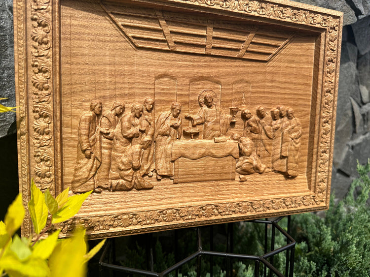The Last Supper Wooden Image