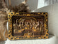 The Last Supper Wooden Sculpture with Baroque Frame