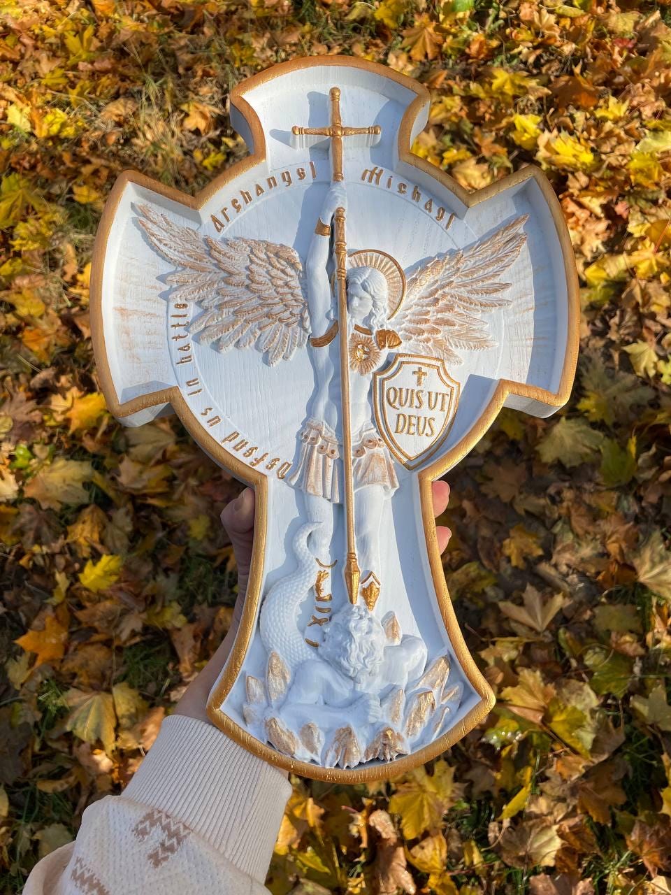 St Michael Cross White