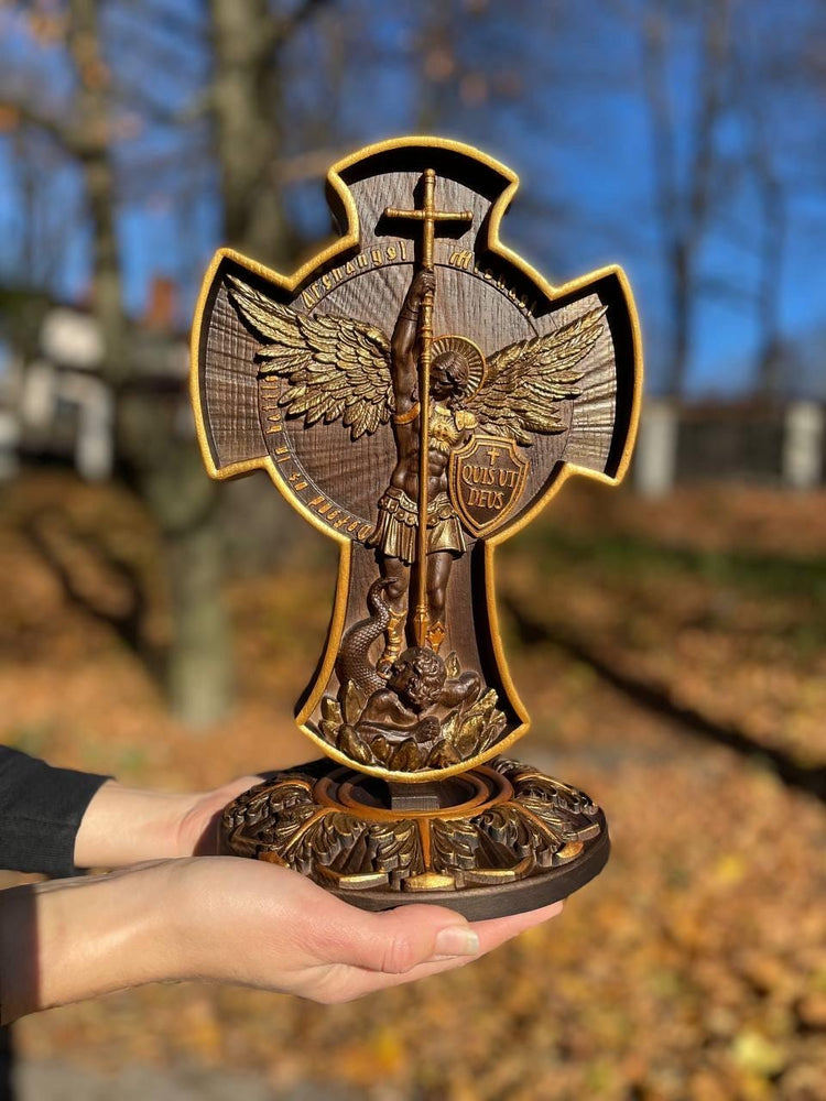 Catholic Saint Michael Statue