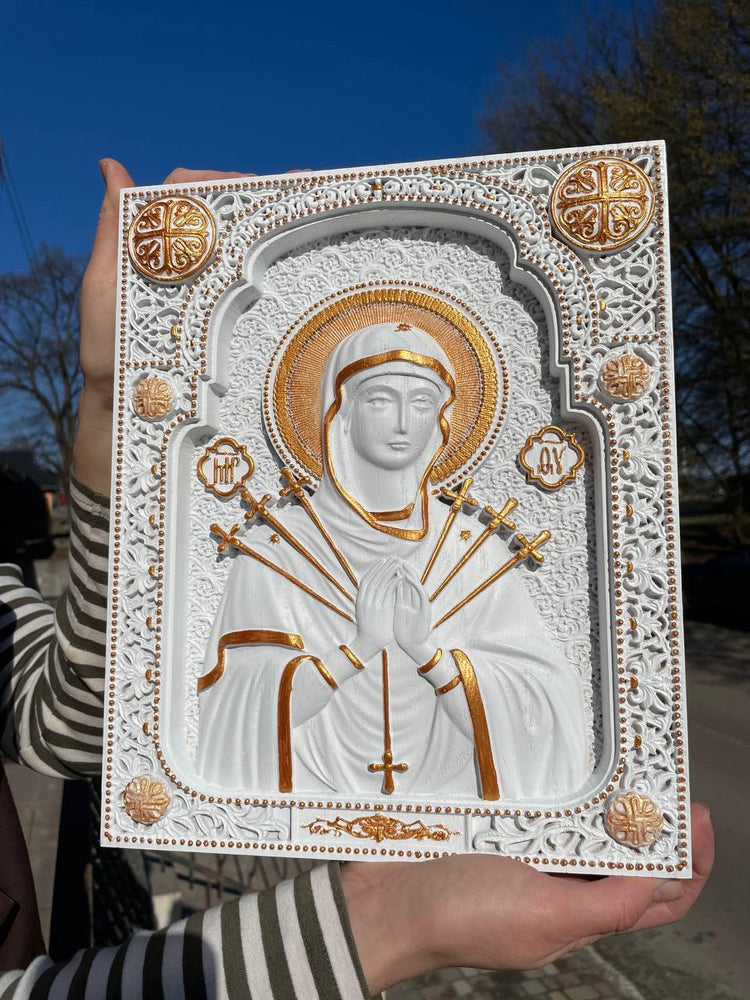 Virgin Mary of Seven Sorrows artwork