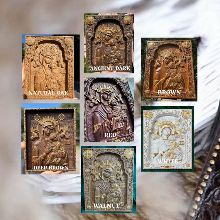 Virgin Mary wall plaque