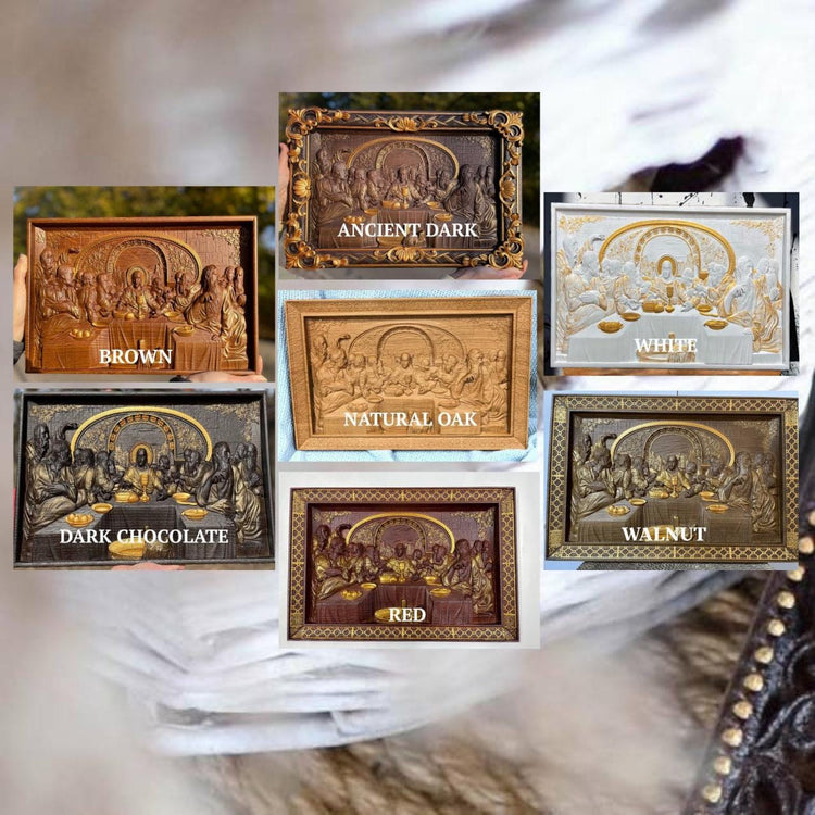 The Last Supper Wooden Image