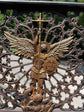 Modern Archangel Michael Wooden Statue