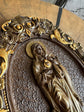 Immaculate Heart of Mary Wooden Icon High