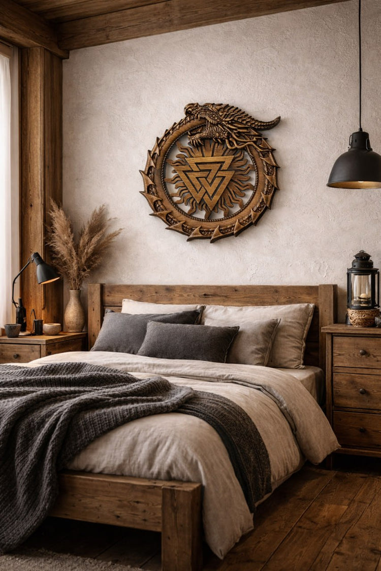 Ouroboros with Valknut - Kozak Work Shop