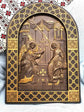 Annunciation Wooden 3D Carved religious picture