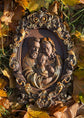 Holy Familly Wooden Carved Icon with Classical Frame