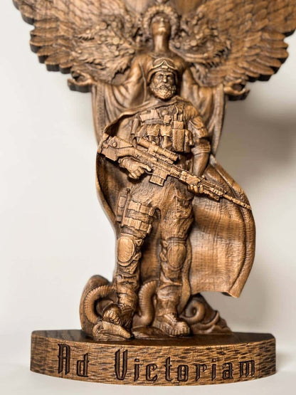 Ukrainian Patriot Warrior Statue – Symbol of Strength & Protection