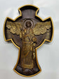 Archangel Gabriel wooden 3D sculpture